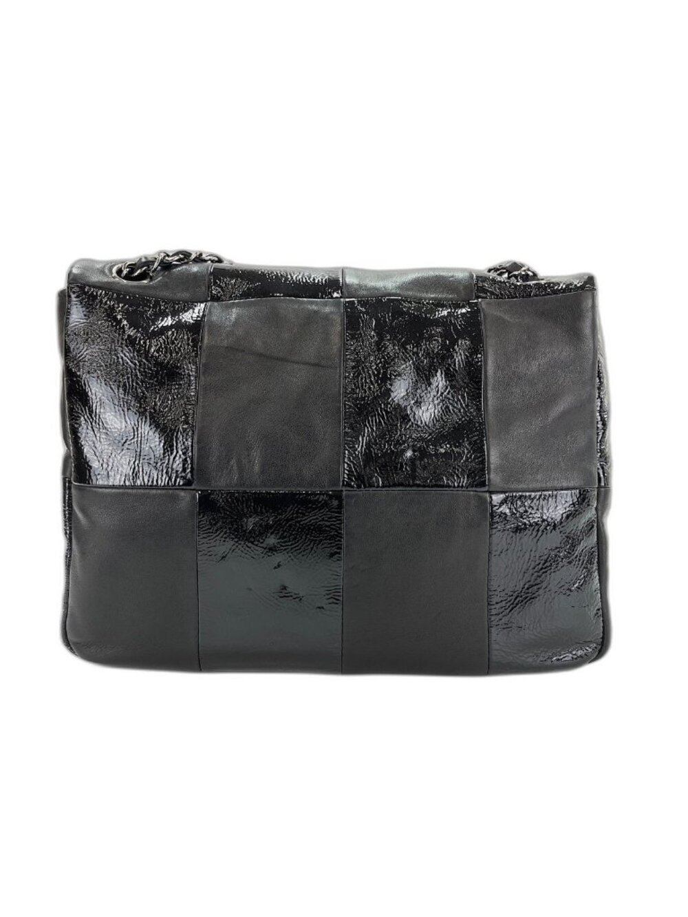 Chanel Shoulder Bag Lambskin Patchwork CC Logo